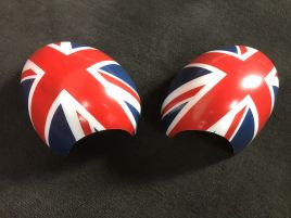 MINI R56 Spiegelkappen union jack rood