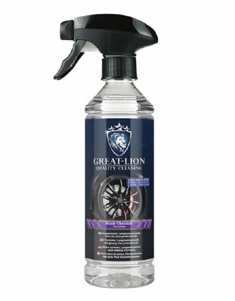 GREAT-LION Black obsidian bandenzwart 500ML